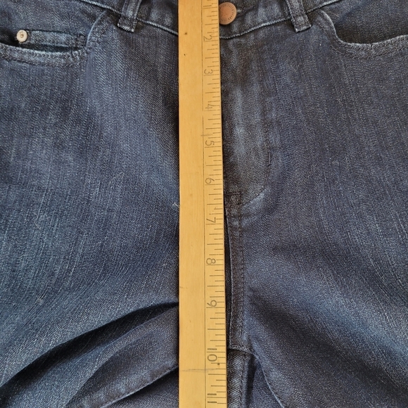 Coldwater Creek classic fit straight leg dark denim stretch jean 5 pocket 4P - Picture 5 of 10